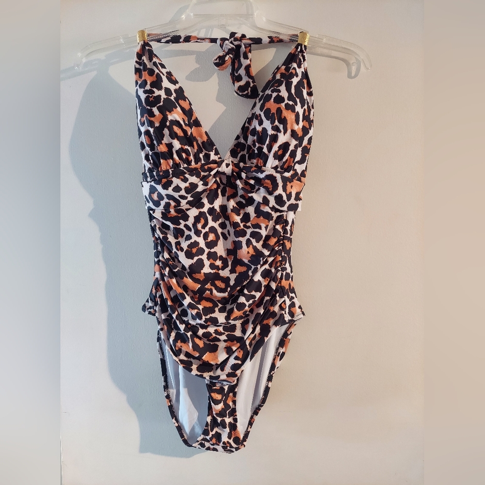 Aqua Eve one piece barhing suit, size XL